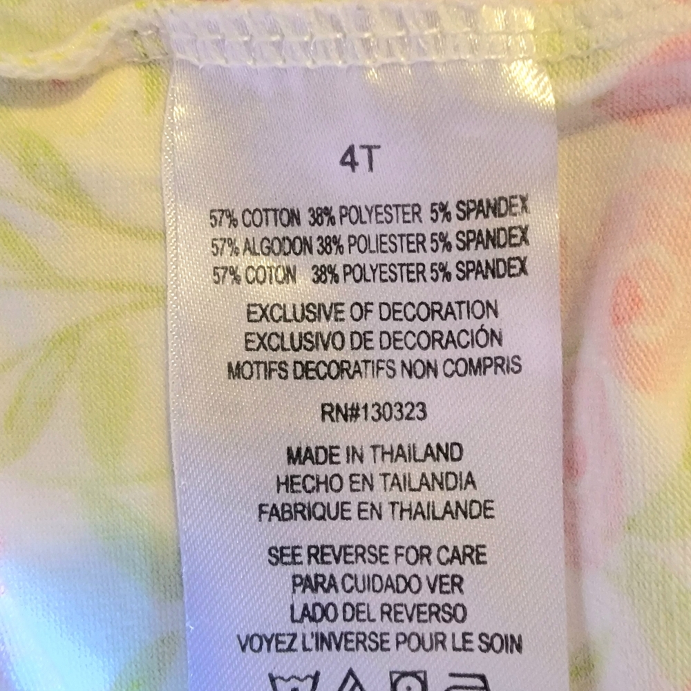 Kids leggins set of 4,disney,kids headquarters,size 4T - Picture 6 of 9